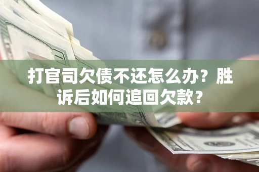 武汉打官司欠债不还怎么办？胜诉后如何追回欠款？