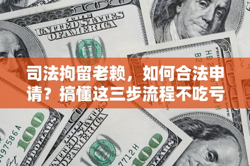 武汉司法拘留老赖，如何合法申请？搞懂这三步流程不吃亏！