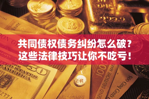 武汉共同债权债务纠纷怎么破？这些法律技巧让你不吃亏！