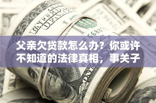 武汉父亲欠贷款怎么办？你或许不知道的法律真相，事关子女未来
