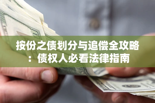 武汉按份之债划分与追偿全攻略：债权人必看法律指南