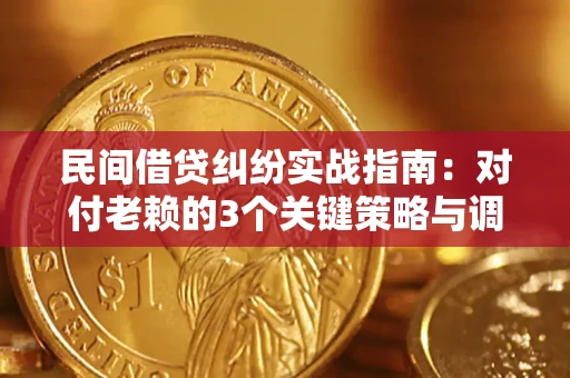 武汉民间借贷纠纷实战指南：对付老赖的3个关键策略与调解盲区解析