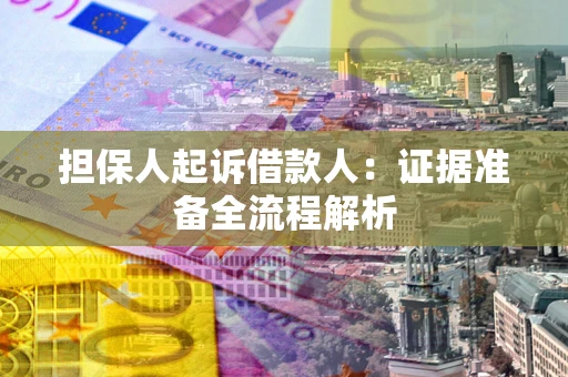 武汉担保人起诉借款人：证据准备全流程解析