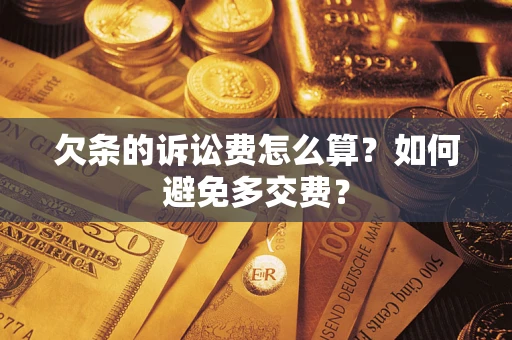 武汉欠条的诉讼费怎么算？如何避免多交费？