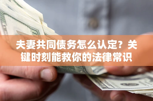 武汉夫妻共同债务怎么认定？关键时刻能救你的法律常识
